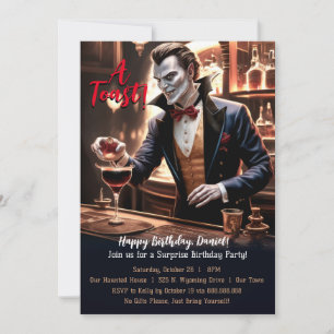 Invitación "¿Alguien sangrienta a Mary?, Halloween con vampir