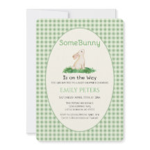 Algun Conejo Baby Shower Verde