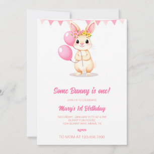 Invitación Algún conejo es una invitación, algún conejo está 