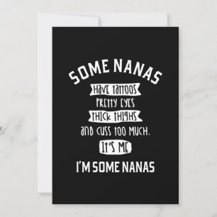 Invitación Algunas Nanas Cusaron Regalos De Nanas Demasiado G