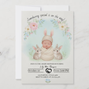 Invitación Algunito Especial Está en Camino – Baby Shower
