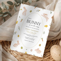 Algunito Primavera Pascua Shower de Bebé