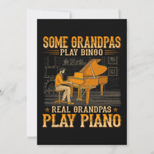 Invitación Algunos Abuelos Juegan Bingo Real Grandpas Juegan 
