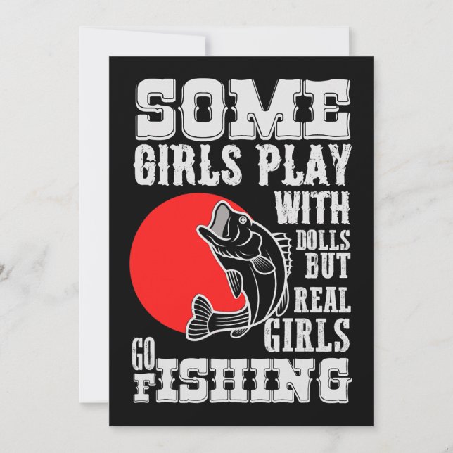 Invitación Algunos Chicas Juegan Con Muñecas Chica Real Ir A  (Anverso)