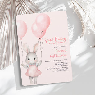 Invitación Algunos Chicas rosados congénitos