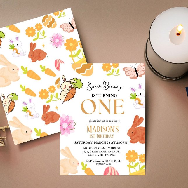 Invitación Algunos conejitos están convirtiendo a un conejo e (Subido por el creador)