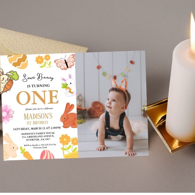 Invitación Algunos conejitos están convirtiendo a un conejo e (Subido por el creador)