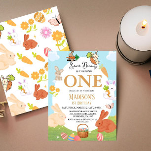 Invitación Algunos conejitos están convirtiendo a un conejo e