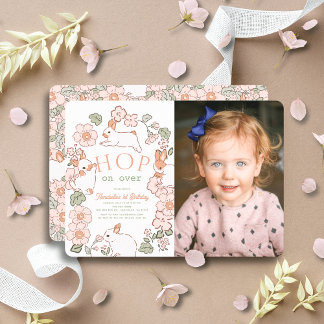 Invitación Algunos conejitos Lop Purple Lilac foto primer cum