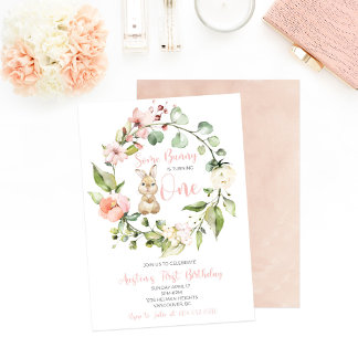 Invitación Algunos conejitos se están convirtiendo en invitac