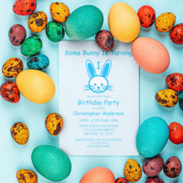 Invitación Algunos conejitos se están volviendo uno: primer c