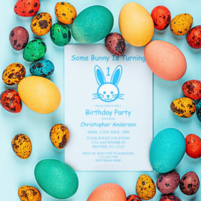 Invitación Algunos conejitos se están volviendo uno: primer c (Subido por el creador)
