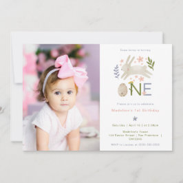 Invitación Algunos conejitos son Chicas amables.