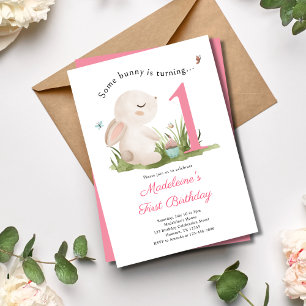 Invitación Algunos conejitos son un Chica