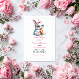 Invitación Algunos conejitos van camino a Baby Shower
