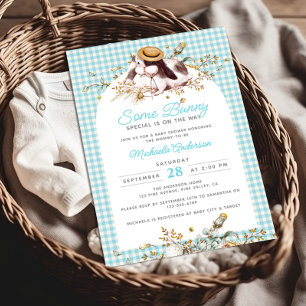 Invitación Algunos especiales para conejitos en el camino de