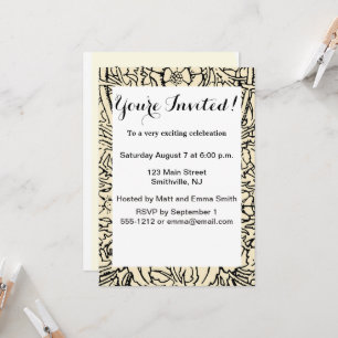 Invitación Alice Conejo Blanco Clásico País de las Maravillas