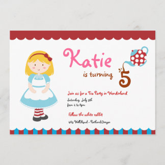 Invitación ALICE en el país de las maravillas