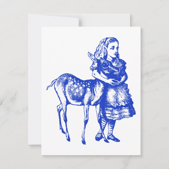 Invitación Alicia con oferta del baile de fin de curso del (Anverso)