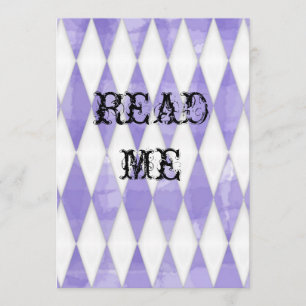 Invitación Alicia en ducha del país de las maravillas invita