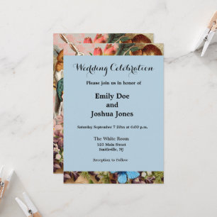 Invitación Alicia en el arte Fiesta del té de las maravillas