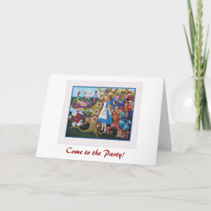 Invitación Alicia en el país de las maravillas