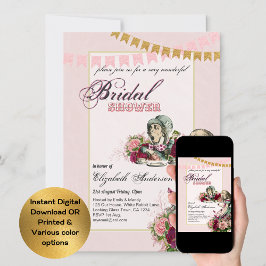 Invitación Alicia en el país de las maravillas: Fiesta de duc