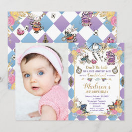 Invitación Alicia en el País de las Maravillas Foto del prime