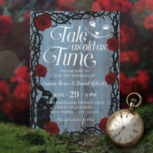 Invitación Alicia en el país de las maravillas, un Boda de cu
