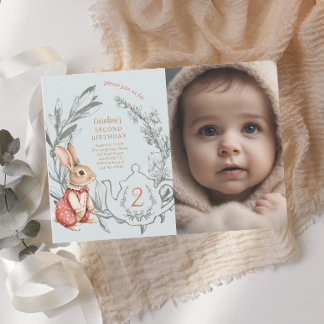 Invitación Alicia en el té de la tierra de las maravillas por