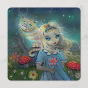 Invitación Alicia en fiesta de cumpleaños del país de las