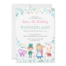 Alicia en la fiesta de cumpleaños del país de las