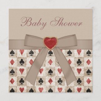 Invitación Alicia en la fiesta del té de Baby Shower del país