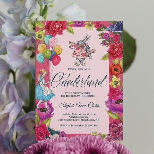 Invitación Alicia Vintage tardía en Australia