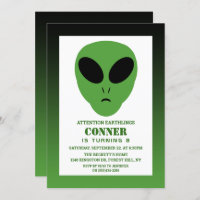 Alien moderno Cualquier cumpleaños de edad