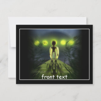 Invitación Alien Visitor