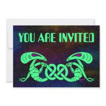 Aliens Entwined (Aliens and Celtic Knot)