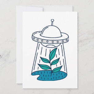 Invitación Aliens UFO