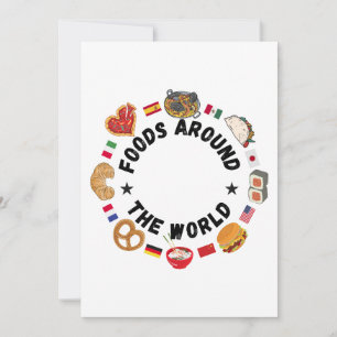 Invitación Alimentos en todo el mundo