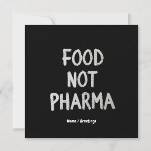 Invitación Alimentos No Pharma Nutrición Orgánica Natural San