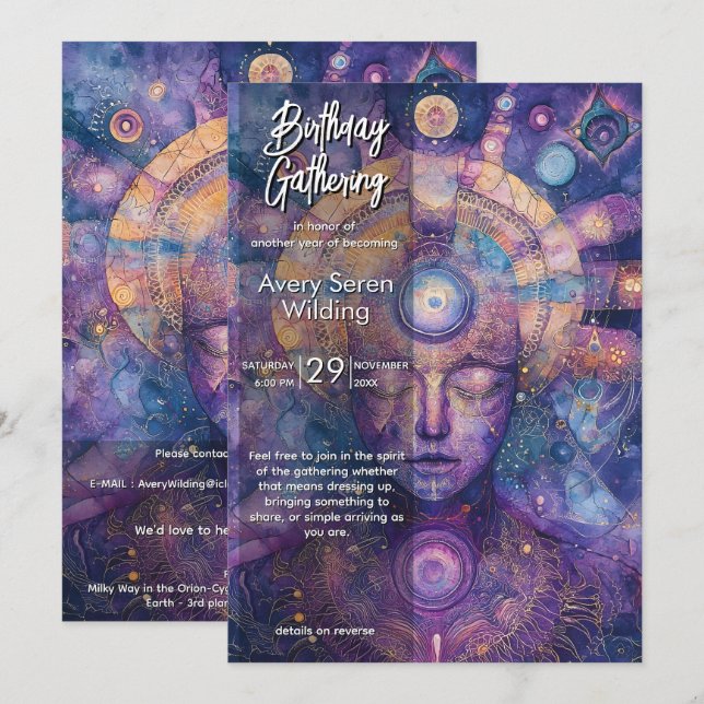 Invitación Alineación Interna | Diseño Visionario (Anverso / Reverso)
