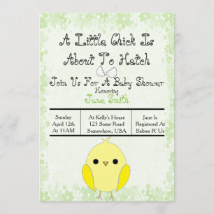 Invitación Aliste para tramar Baby Shower invitan