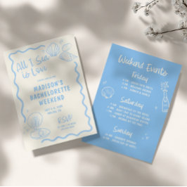 Invitación All I Sea is Love Bachelorette