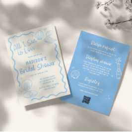 Invitación All I Sea is Love Bridal Shower