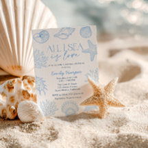All I sea Is Love Seashells Bridal Shower