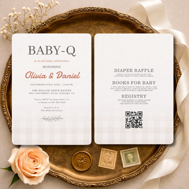 Invitación All in One BabyQ Couples Baby Shower  (Subido por el creador)