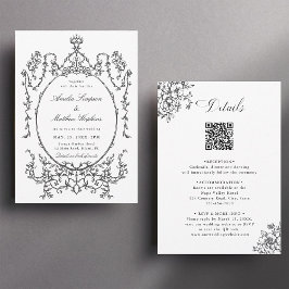 Invitación All in One Classic Frame Wedding