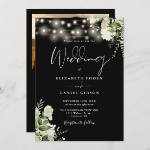 Invitación All In One Greenerenery String Lights Photo Boda