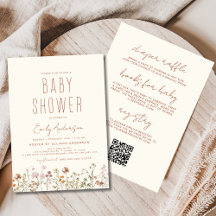 All in One Wildflower Boho Baby Shower