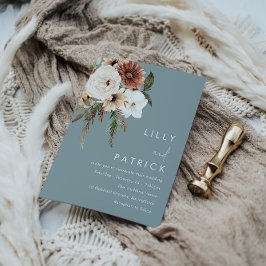 Invitación All Seasons Boho Boda Floral